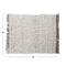 Hello Honey® 60" x 50" Natural & Gray Mélange Cozy Haven Wool Blend Shag Throw